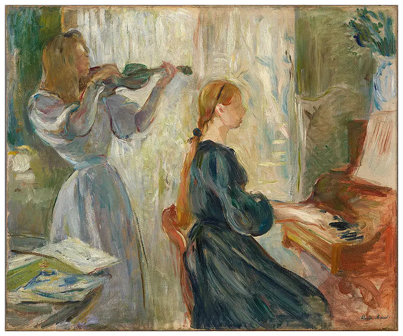 La Sonate de Mozart - Berthe Morisot