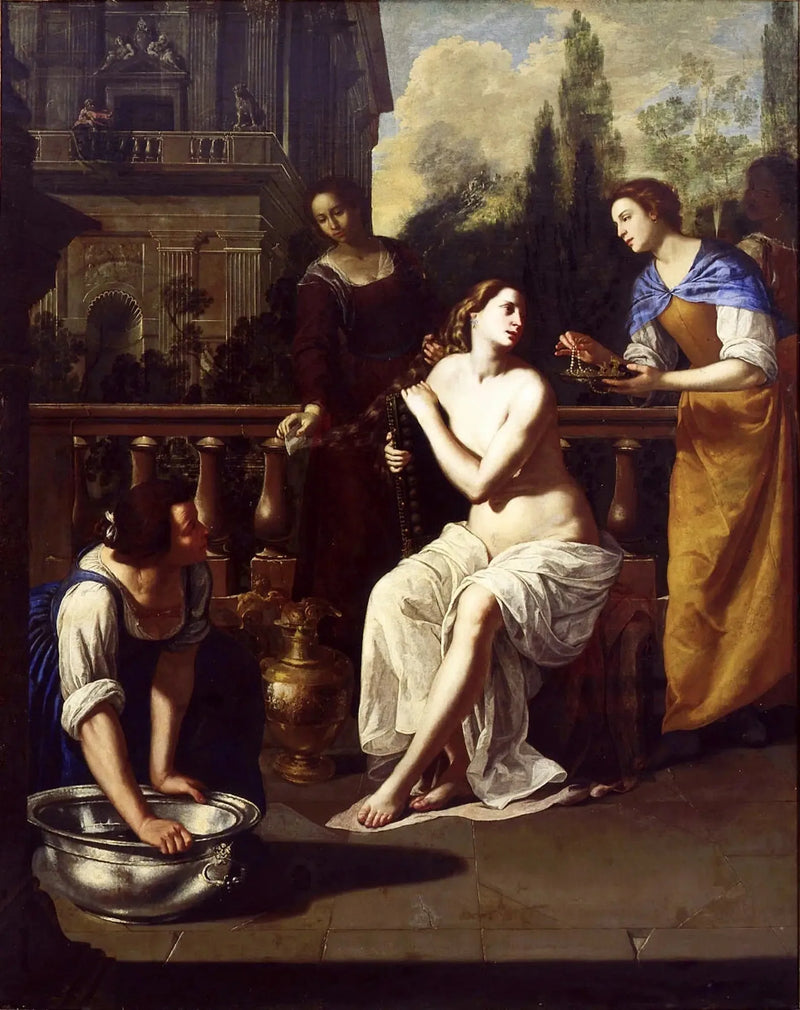 ベツァベー - アルテミシア・ジェンティレスキ

Source:
Bethsabée - Artemisia Gentileschi