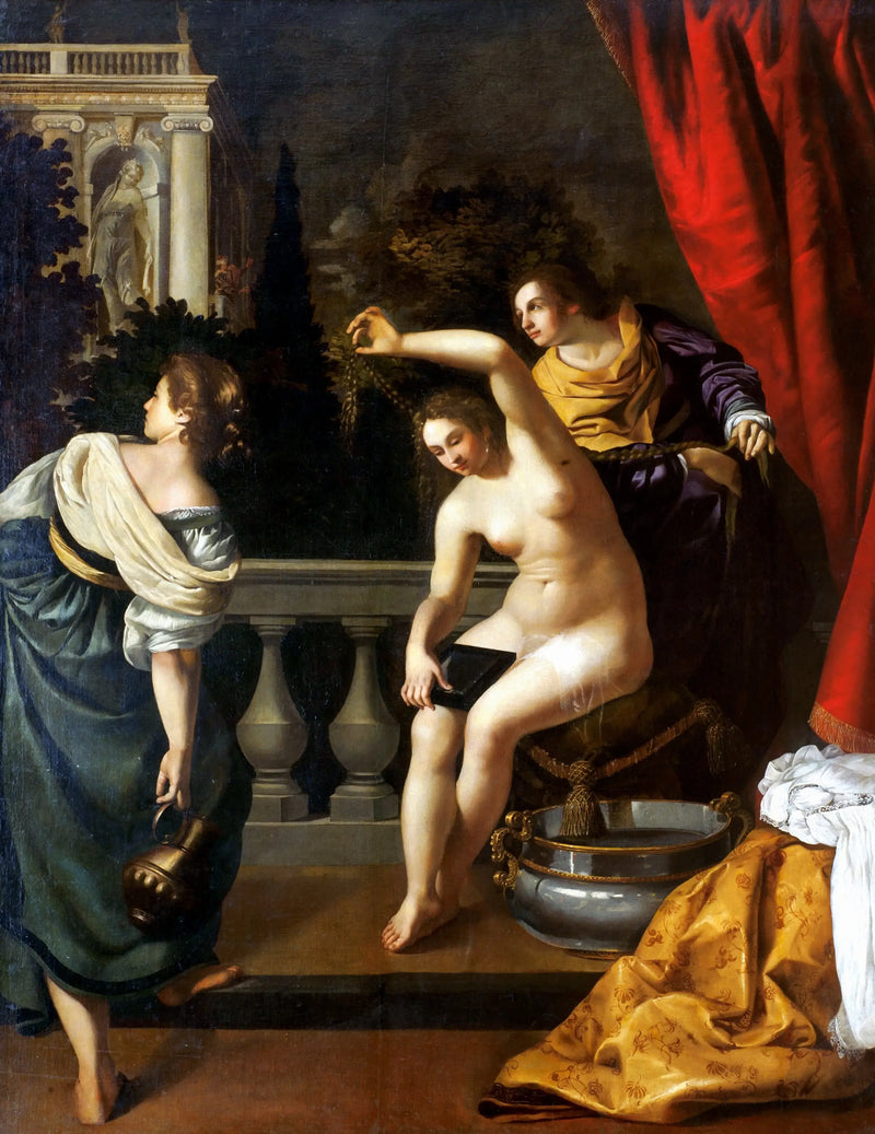 ベツァベー - アルテミシア・ジェンティレスキ

Source:
Bethsabée - Artemisia Gentileschi