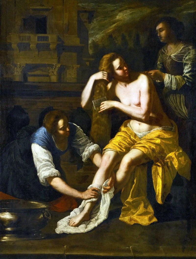 バテシバの浴槽 - アルテミシア・ジェンティレスキ

Source:
Bethsabée au bain - Artemisia Gentileschi
