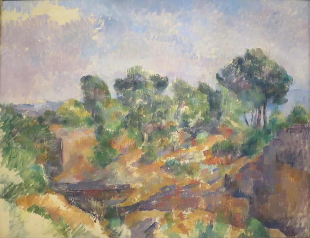 Bibémus - Paul Cézanne image 1 tableau peint à l’huile sur toile