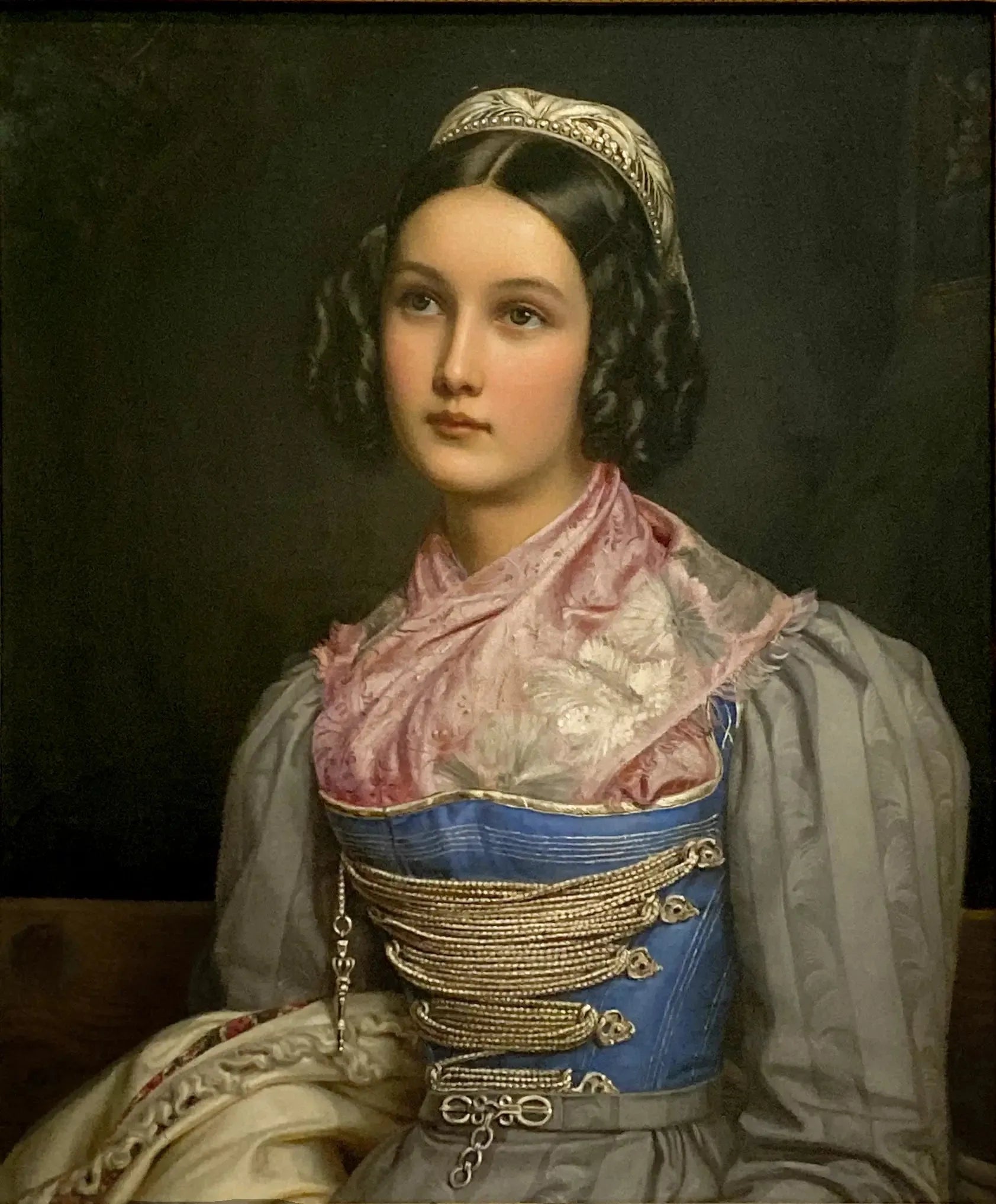 Bildnis der Helene Sedlmayr - Joseph Karl Stieler image 1 reproduction artisanale de tableau