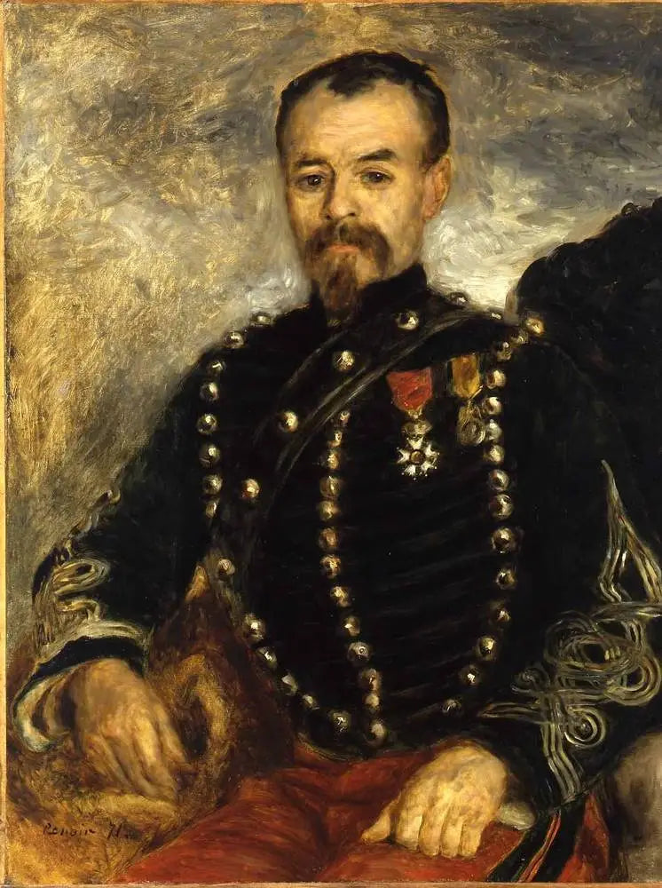 Bildnis des Capitaine Édouard Bernier - Pierre-Auguste Renoir image 1 reproduction de peinture à l’huile
