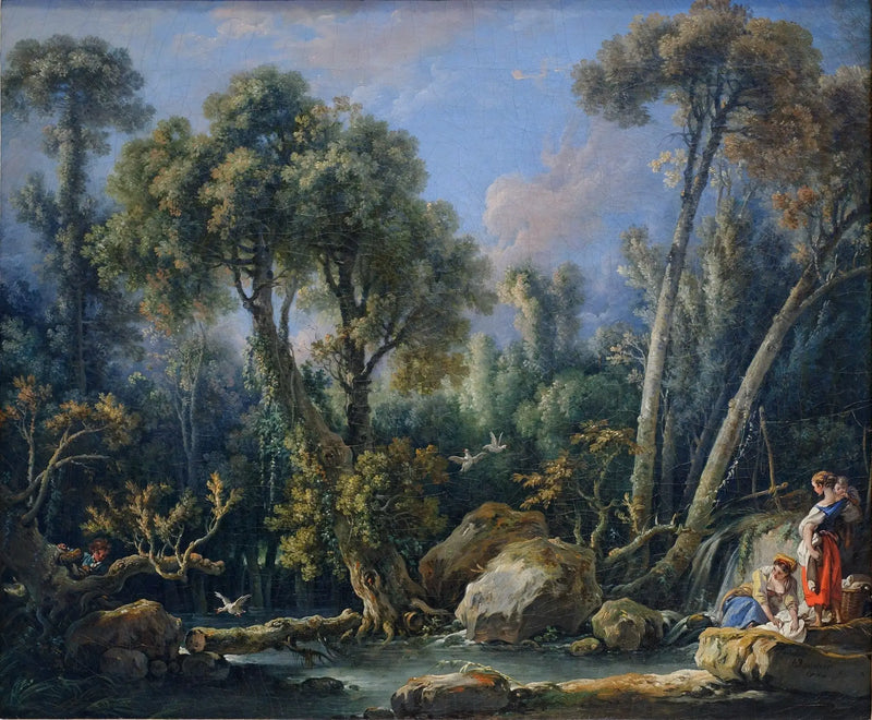 風景の中の洗濯婦 - フランソワ・ブーシェ

Source:
Blanchisseuses dans un paysage - François Boucher
