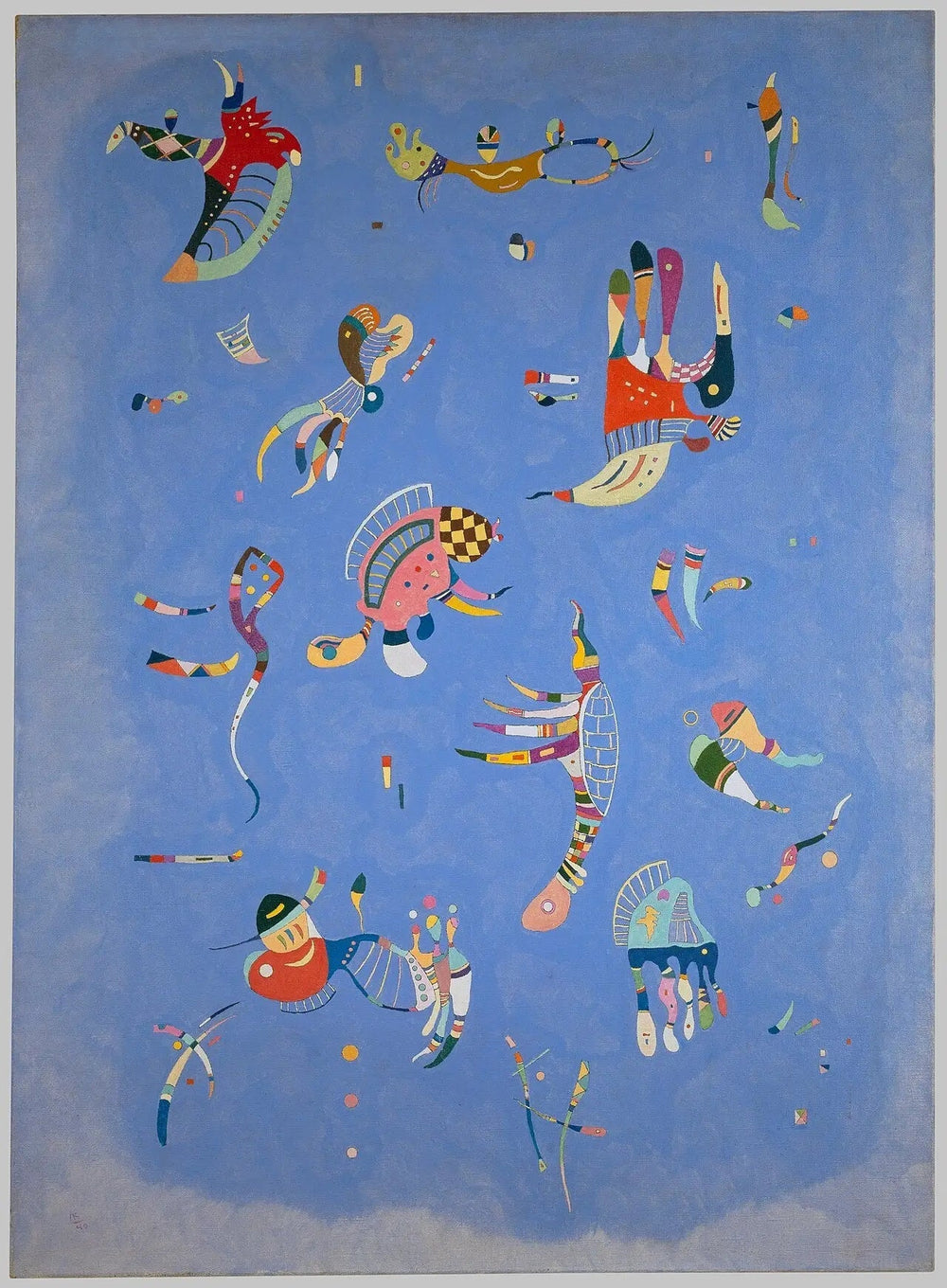 Bleu de ciel - Vassily Kandinsky image 1 reproduction réalisée par Alpha Reproduction
