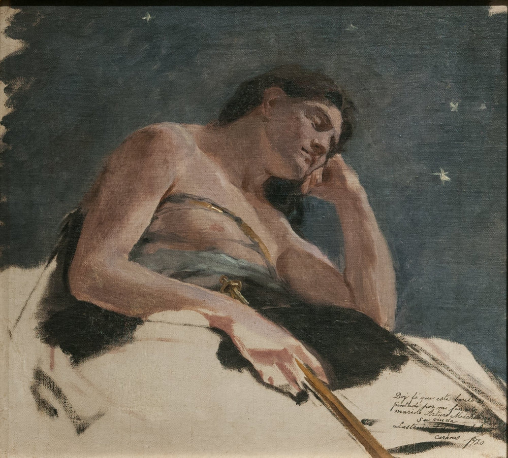 Boceto para La noche - Arturo Michelena image 1 reproduction réalisée par Alpha Reproduction