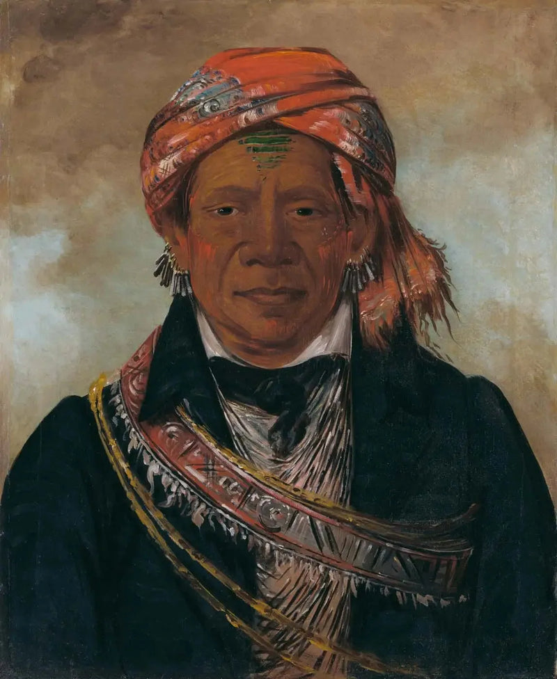 ボダシン、部族の長 - ジョージ・キャトリン

Source:
Bód-a-sin, chef de la tribu - George Catlin