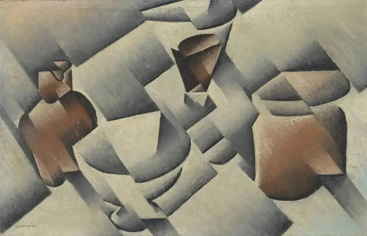 Bol et pot - Juan Gris image 1 reproduction d’œuvre d’art à l’huile