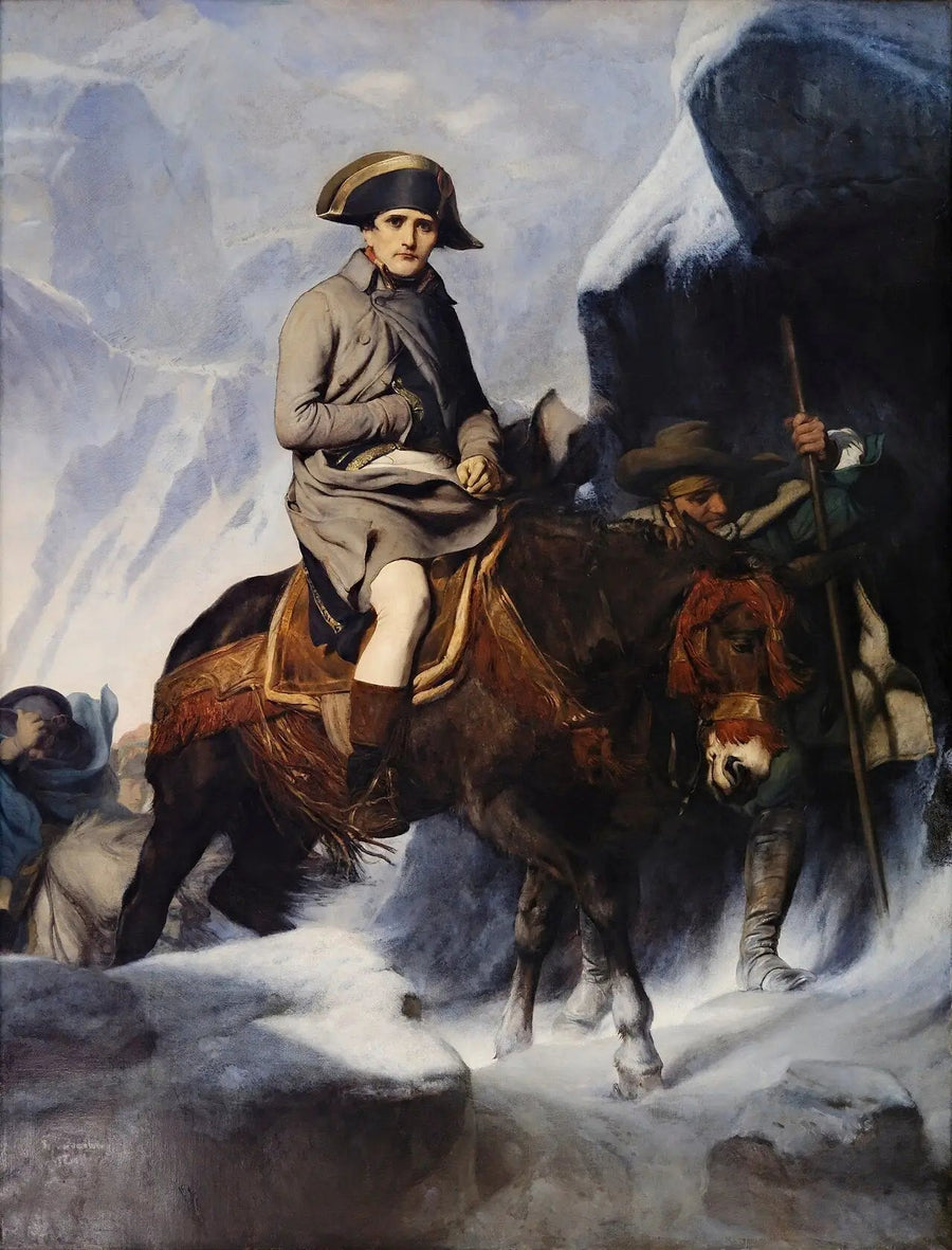 ナポレオン・アルプス越え - ポール・ドラロッシュ

Source:
Bonaparte franchissant les Alpes - Paul Delaroche