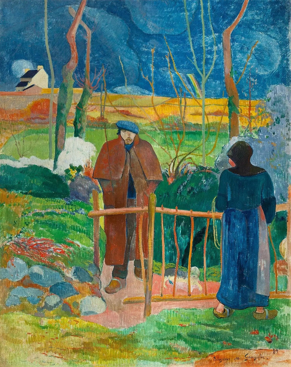 Bonjour Monsieur Gauguin - Paul Gauguin image 1 tableau peint à l’huile sur toile