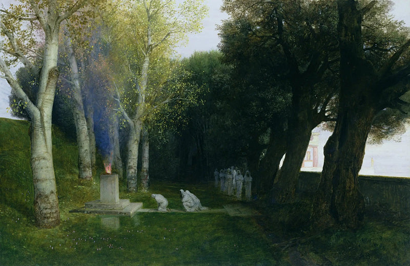 聖なる林 (II) - アルノルト・ベックリン

Source:
Bosquet sacré (II) - Arnold Böcklin