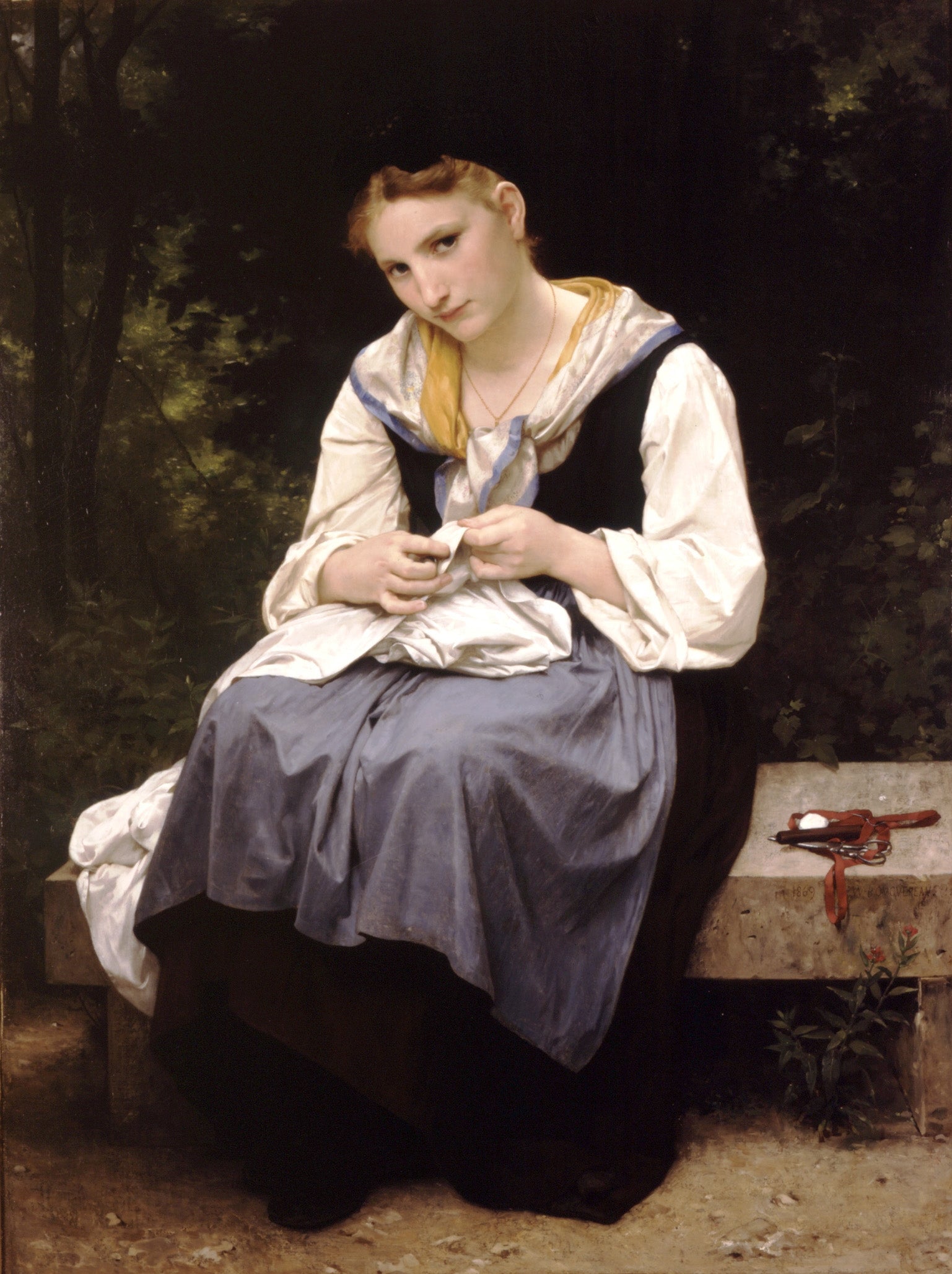 Jeune ouvrière, William-Adolphe Bouguereau, 1869