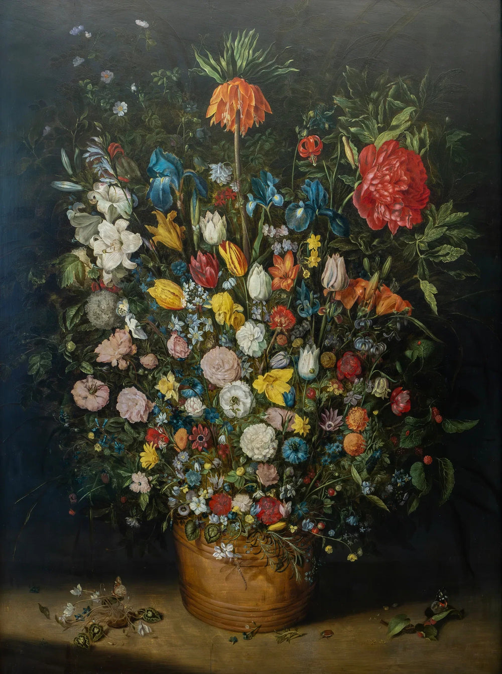 Bouquet de fleurs - Jan Brueghel l'Ancien image 1 reproduction réalisée par Alpha Reproduction
