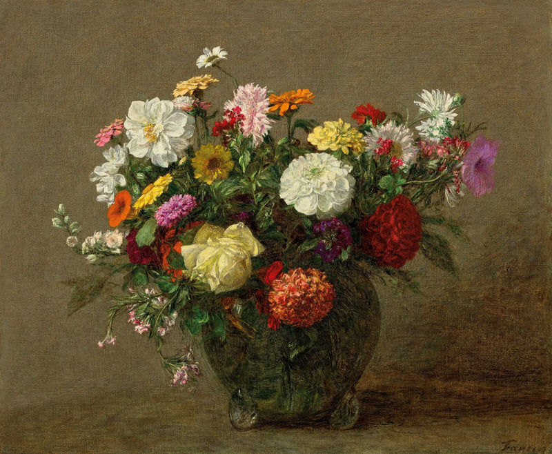 庭のブーケ - アンリ・ファンタン＝ラトゥール

Source:
Bouquet de jardin - Henri Fantin-Latour