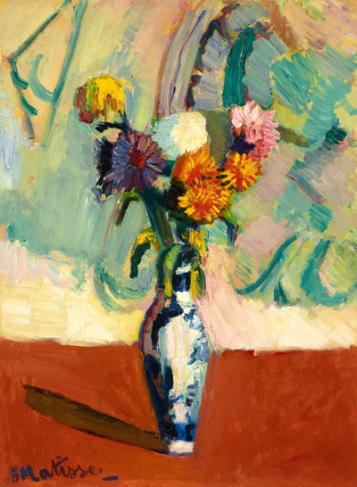 Reproduction du tableau « Bouquet, vase chinois - Henri Matisse » par Alpha Reproduction en peinture à l’huile