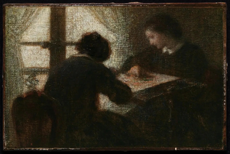 窓の前の刺繍師 - アンリ・ファンタン＝ラトゥール

Source:
Brodeuses devant une fenêtre - Henri Fantin-Latour