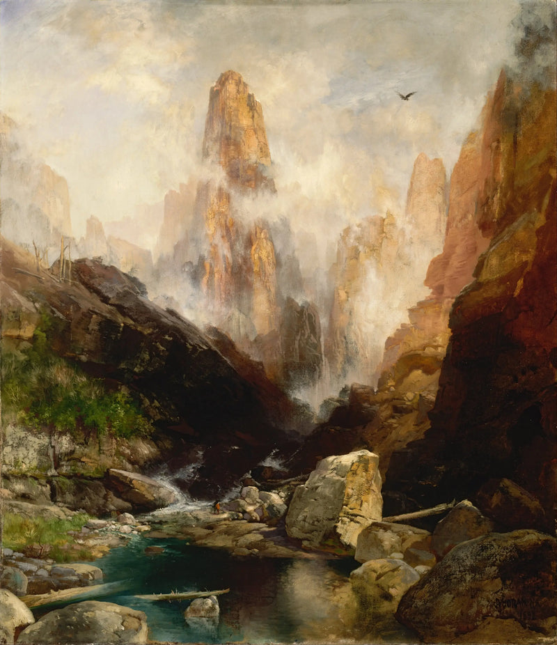 ユタ州カナブ峡谷の霧 - トーマス・モラン

Source:
Brouillard dans le canyon de Kanab, Utah - Thomas Moran