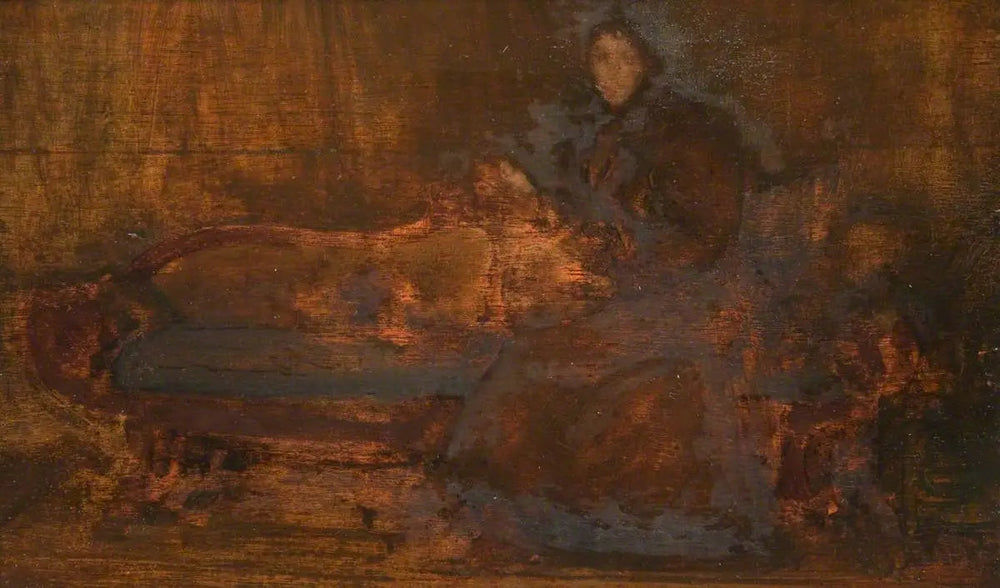 Brun et or : Lady Eden - James Abbott McNeill Whistler image 1 reproduction réalisée par Alpha Reproduction