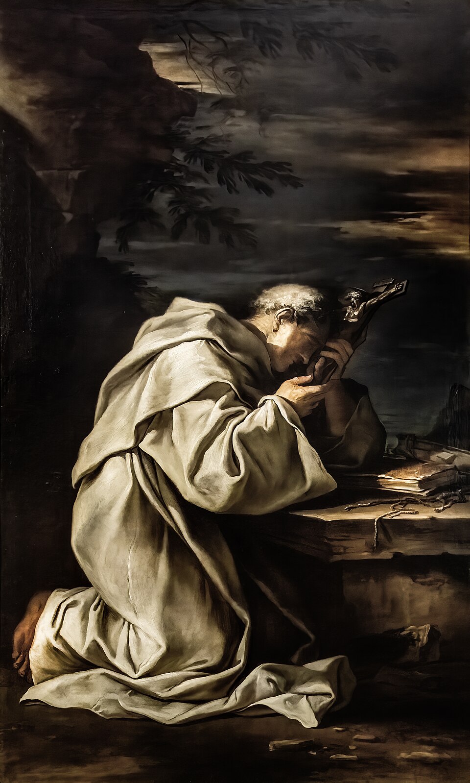Bruno le Chartreux - Salvator Rosa image 1 reproduction de peinture à l’huile