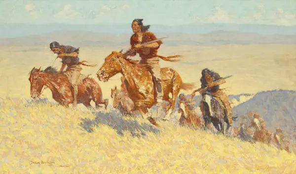 バッファローランナー - ビッグホーンベイシン - フレデリック・レミントン

Source:
Buffalo Runners - Bassin de Big Horn - Frederic Remington