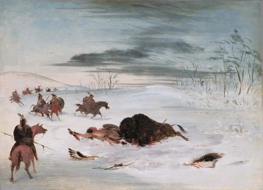 死にゆく雄バッファロー - ジョージ・キャトリン

Source:
Buffle mâle mourant dans une congère - George Catlin