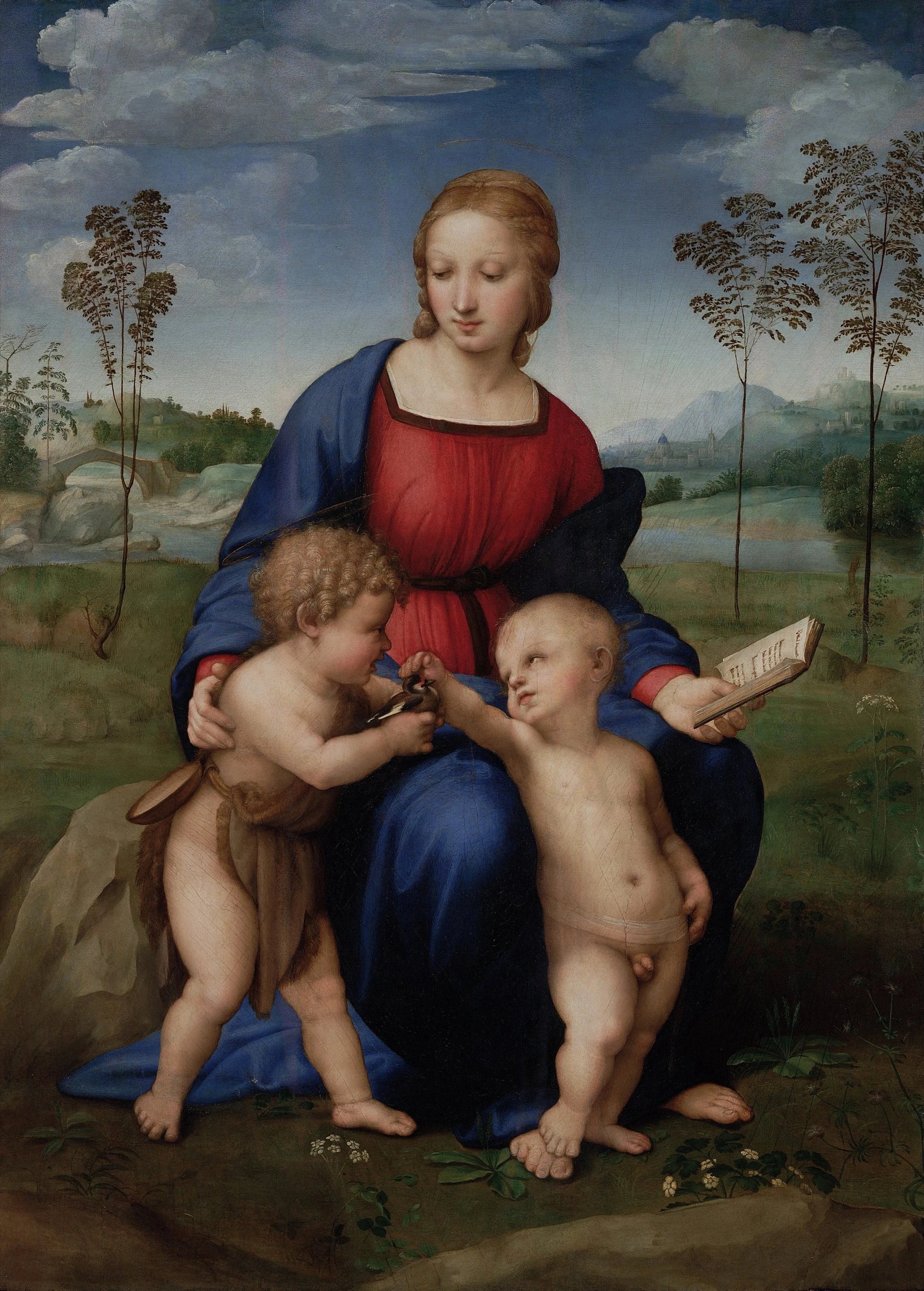 La Vierge du Palmier - Raphaël Sanzio - Réproduction huile sur toile