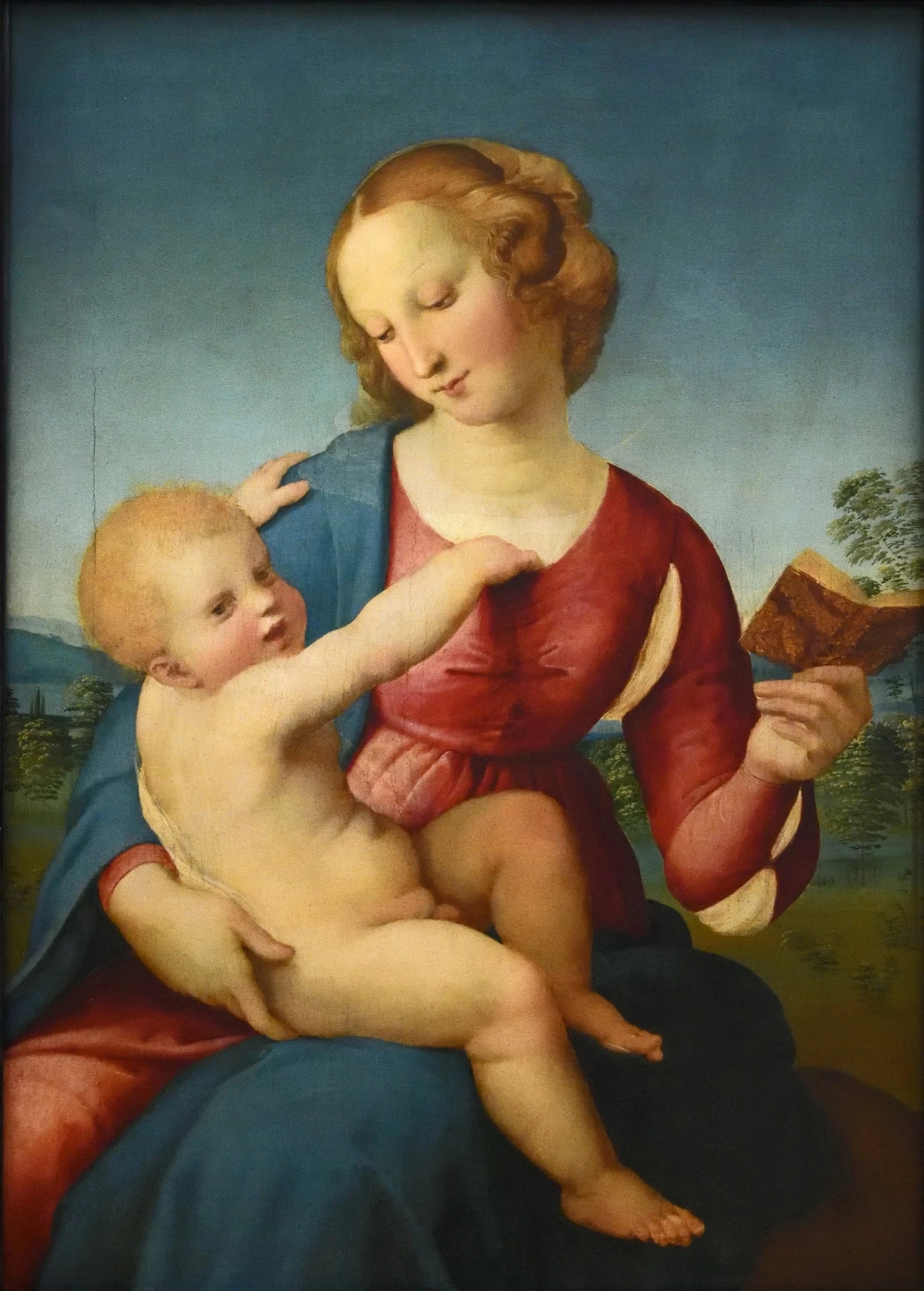 La Madone Colonna - Raphaël Sanzio - Réproduction huile sur toile
