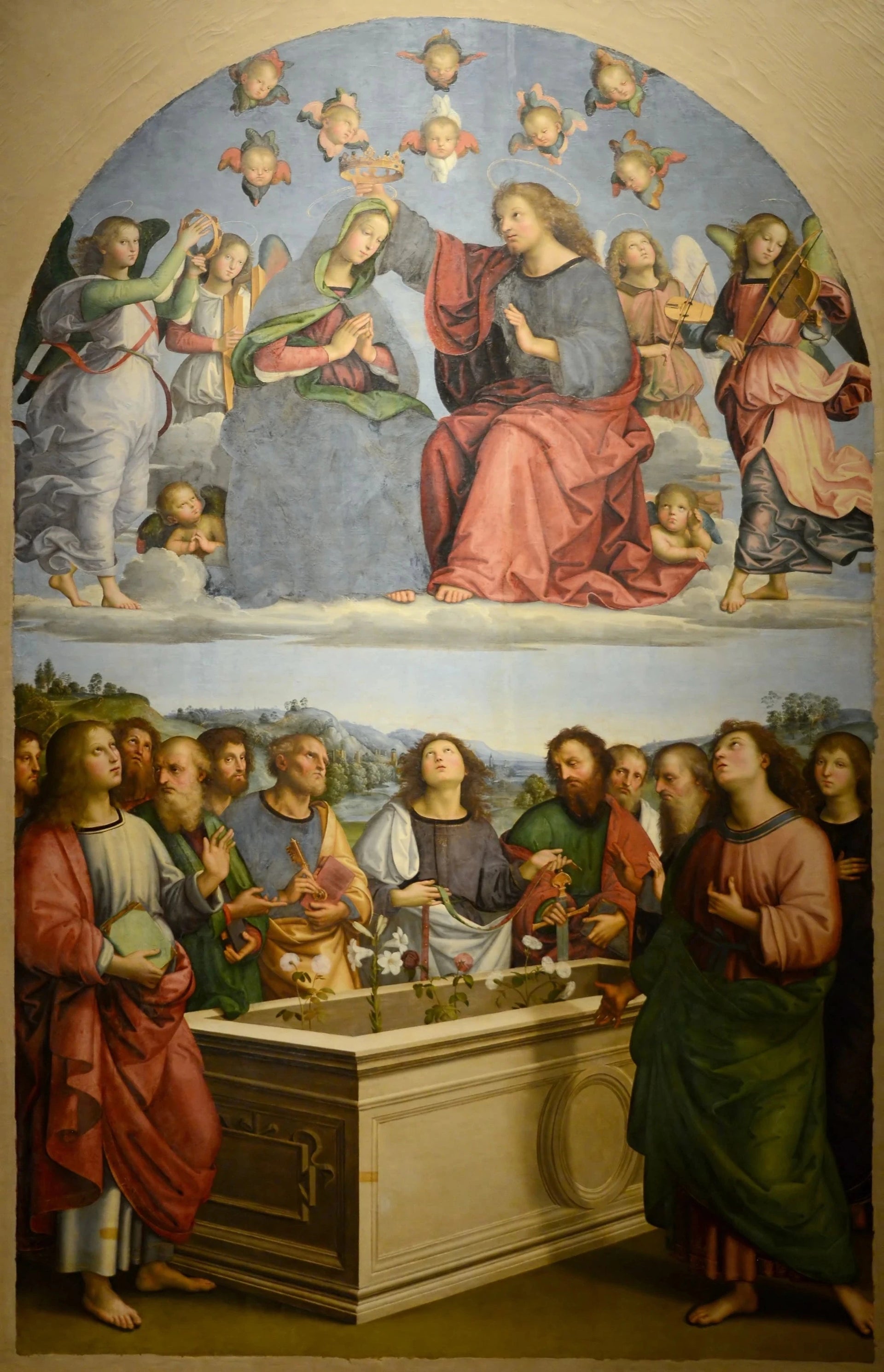 Retable d'Oddi - Raphaël Sanzio - Réproduction huile sur toile