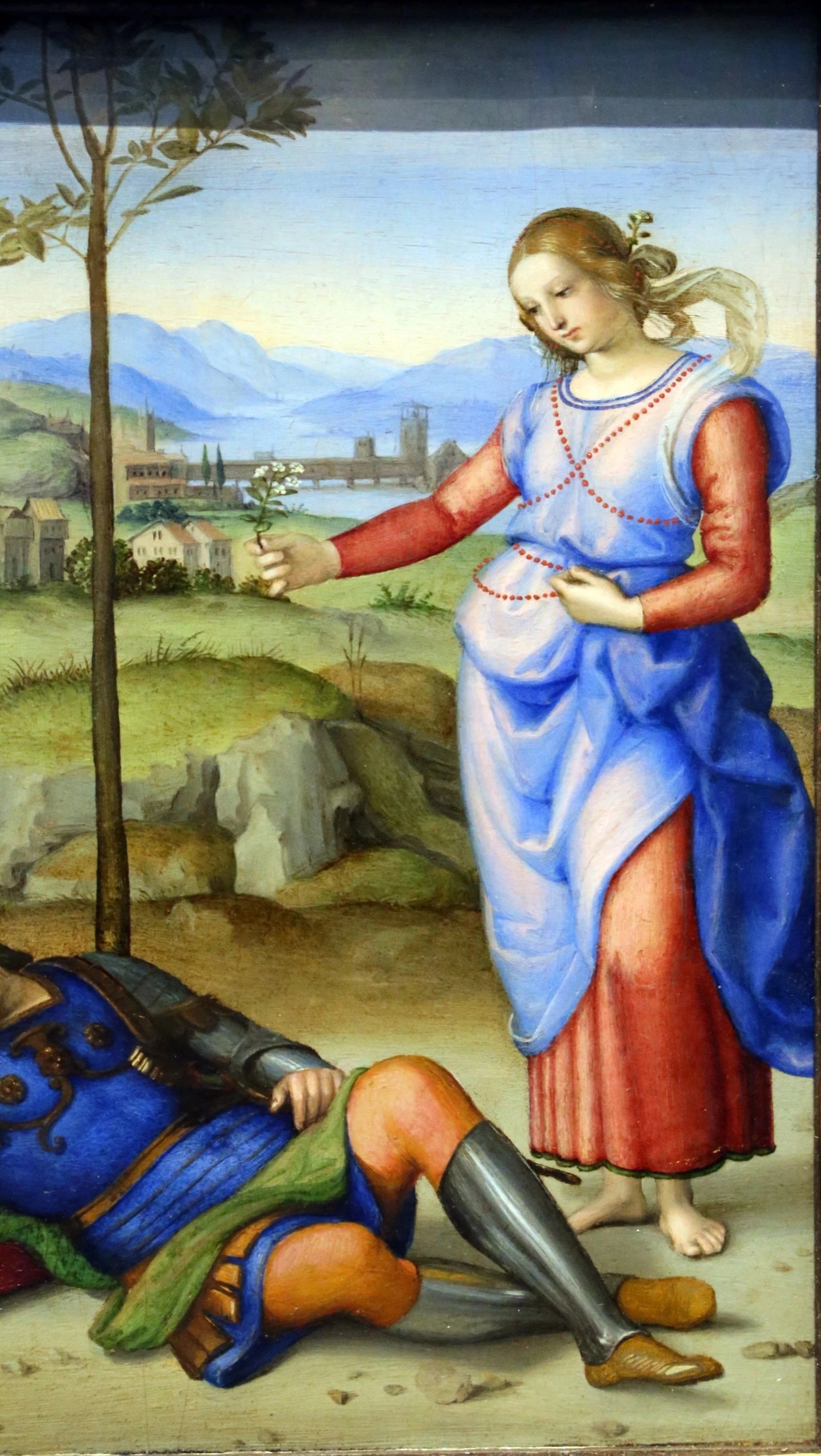 Le Chant du chevalier - Raphaël Sanzio - Réproduction huile sur toile