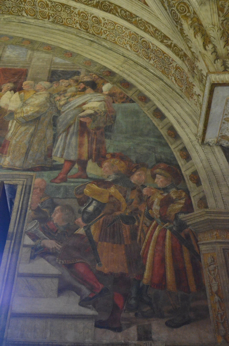 Le Serment de Léon III - Raphaël Sanzio