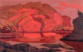 Buried Treasures - Nicolas Roerich image 1 tableau peint à l’huile sur toile