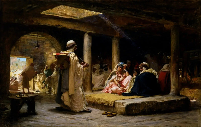 ビスカラ、アルジェリアのカフェ - フレデリック・アーサー・ブリッジマン

Source:
Café à Biskra, Algérie - Frederick Arthur Bridgman