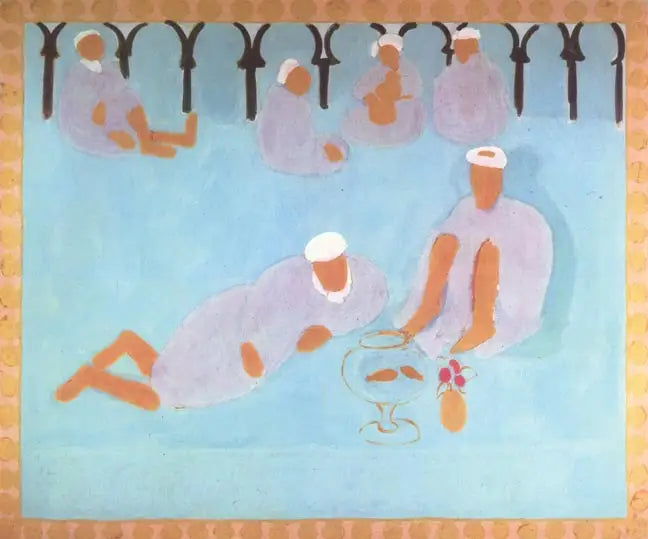 Reproduction du tableau « Café marocain - Henri Matisse » par Alpha Reproduction en peinture à l’huile