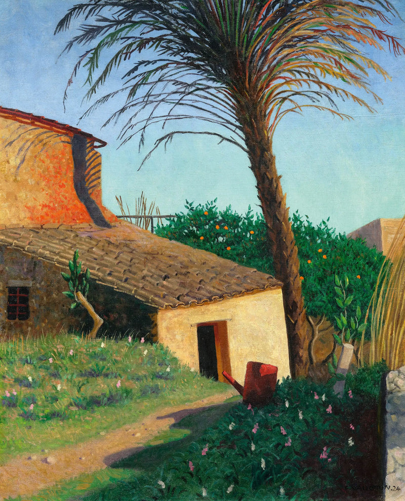 カニャック、ヤシの木 - フェリックス・ヴァロトン

Source:
Cagnes, le palmier - Félix Vallotton