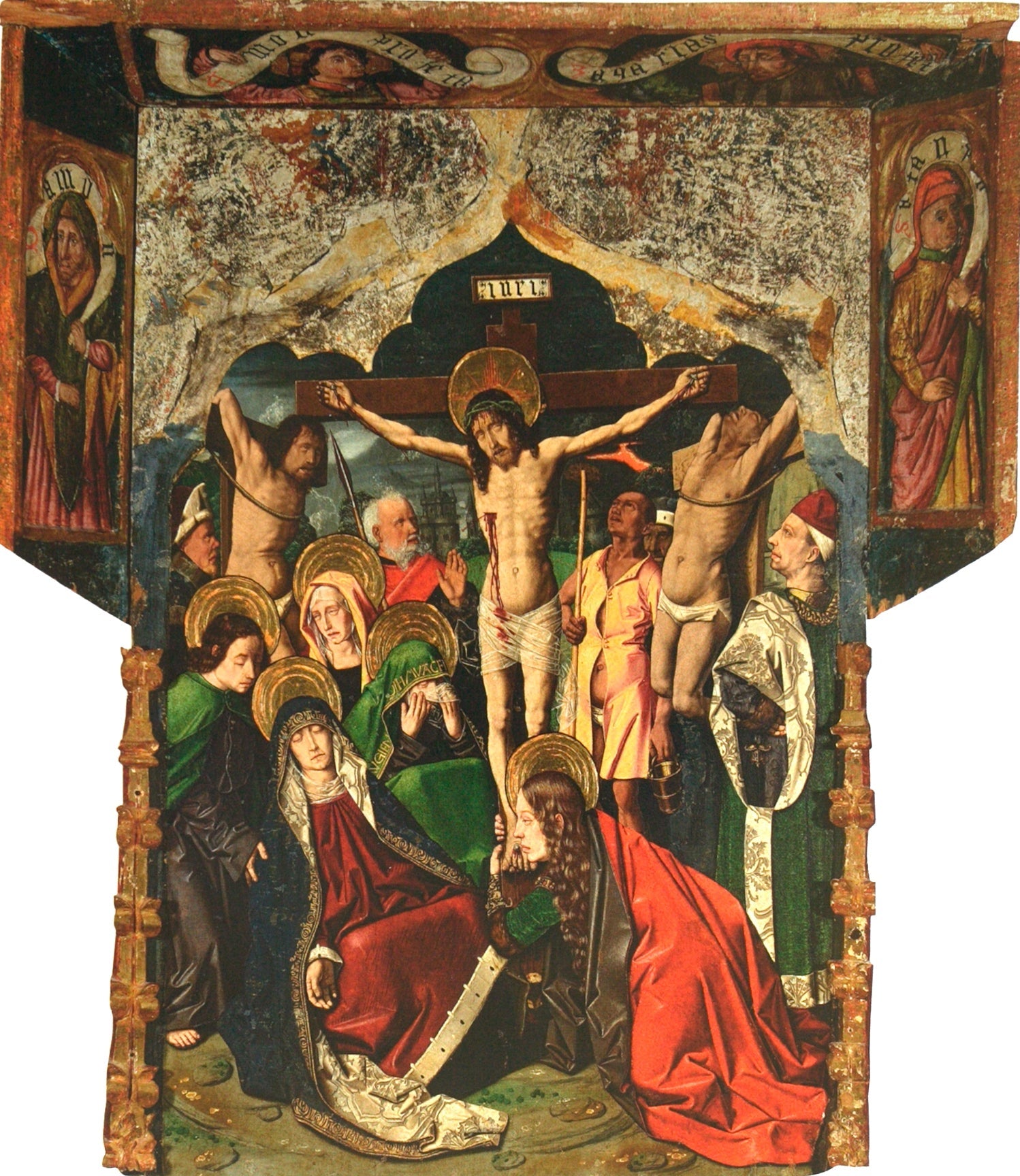 Calvaire du retable de Sainte Engratia - Bartolomé Bermejo - Alpha Reproduction