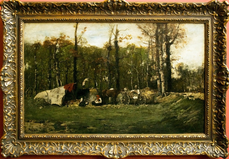 Camp de gitans - Mihály Munkácsy