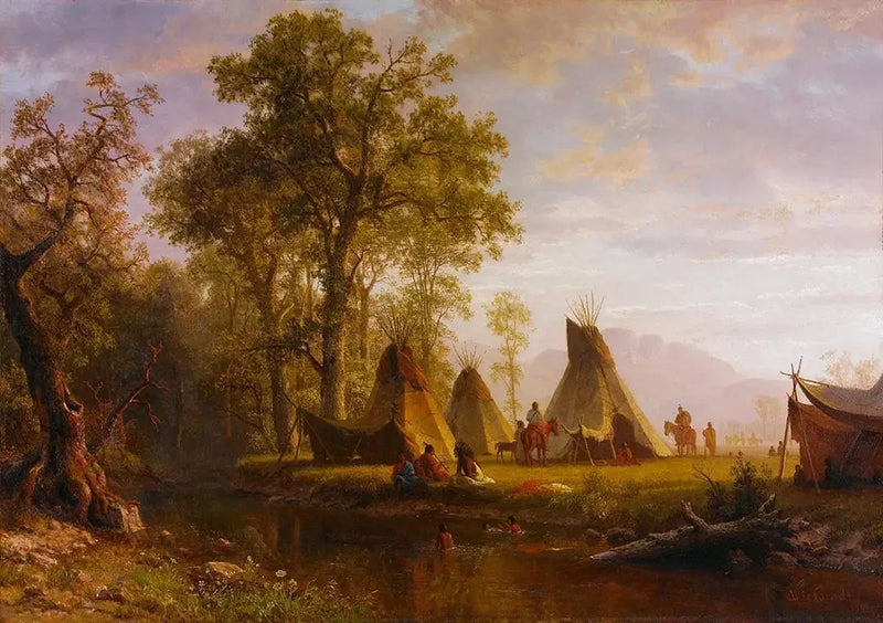 インディアンキャンプ、午後の終わり - アルバート・ビアスタット

Source:
Campement indien, fin d'après-midi - Albert Bierstadt