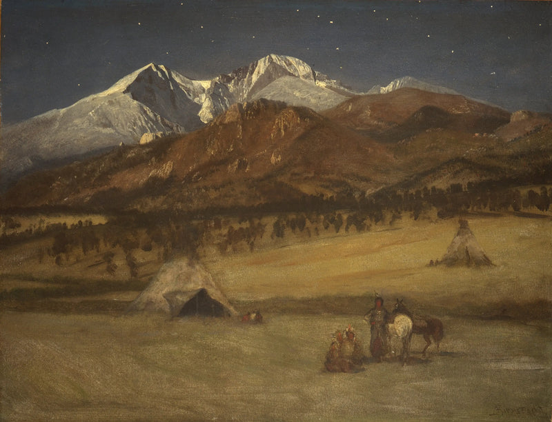 インディアンキャンプ - 夕べ - アルバート・ビアスタット

Source:
Campement indien - Soirée - Albert Bierstadt