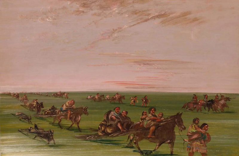 スー族のキャンプ移動式 - ジョージ・キャトリン

Source:
Campement mobile de la bande des Sioux - George Catlin