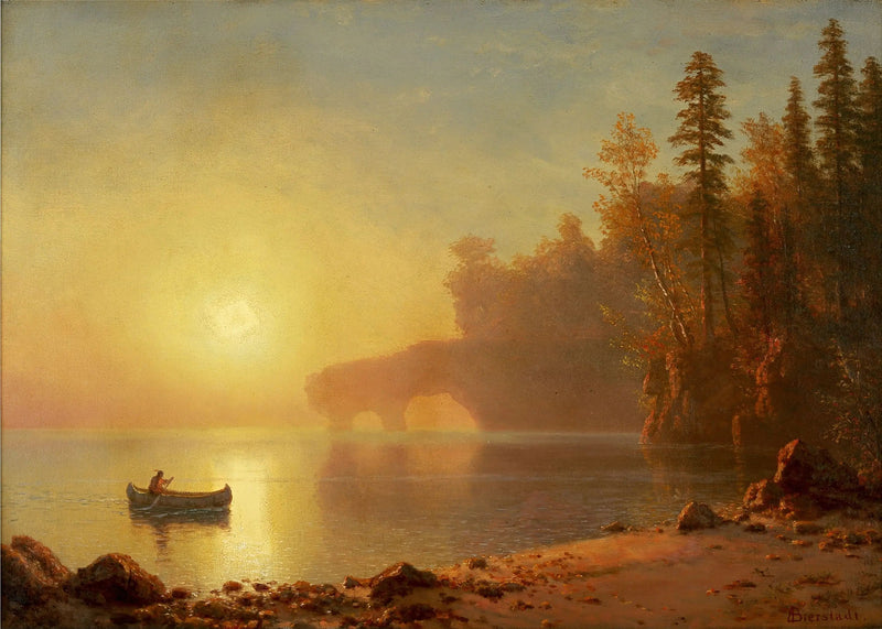 インディアンカヌー - アルバート・ビアシュタット

Source:
Canoë indien - Albert Bierstadt