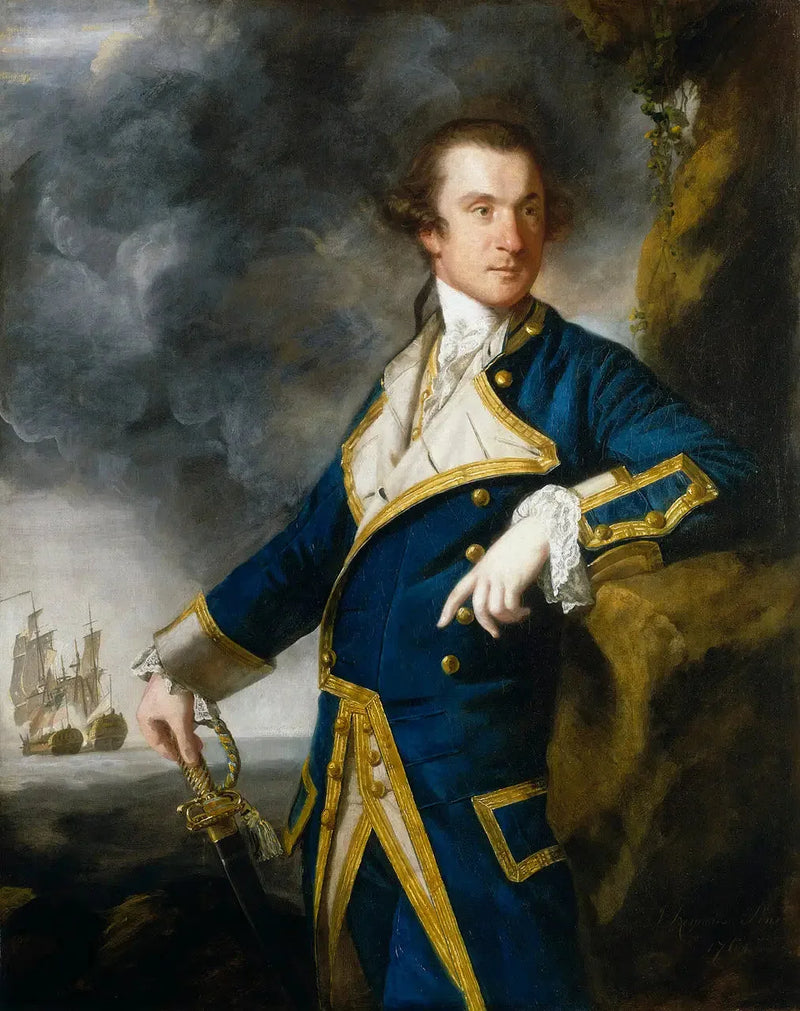 キャプテン・アレクサンダー・フッド、1726-1814 - ジョシュア・レイノルズ