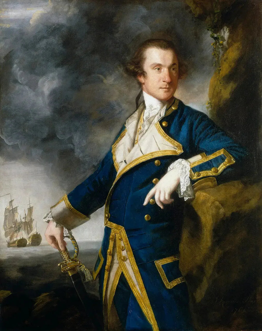 キャプテン・アレクサンダー・フッド、1726-1814 - ジョシュア・レイノルズ