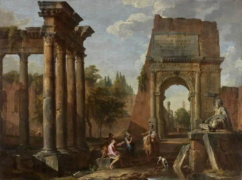 建築的カプリッチョ、ティトゥスの弓と人物像 - ジョバンニ・パオロ・パニーニ

Source:
Capriccio architectural, Arc de Titus avec figures - Giovanni Paolo Panini