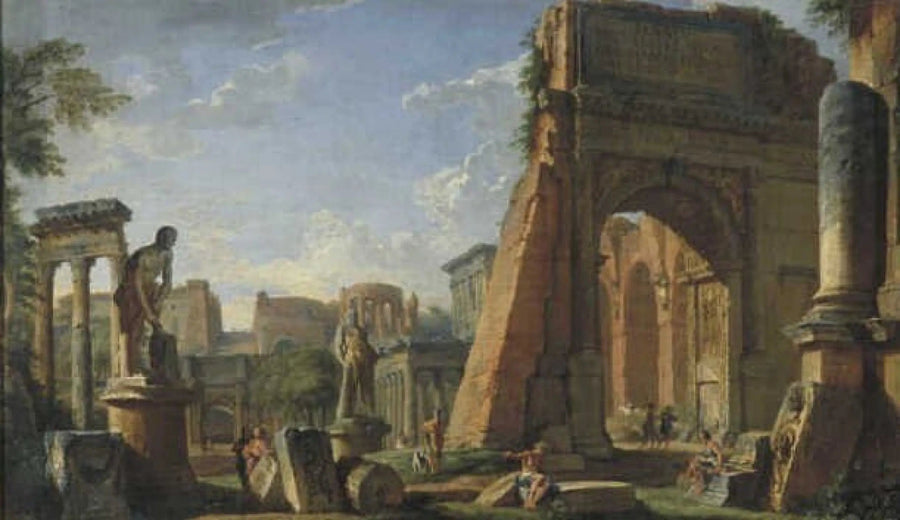 ローマフォーラムのモチーフを用いたカプリッチョ - ジョバンニ・パオロ・パニーニ

Source:
Capriccio avec des motifs du Forum Romanum - Giovanni Paolo Panini