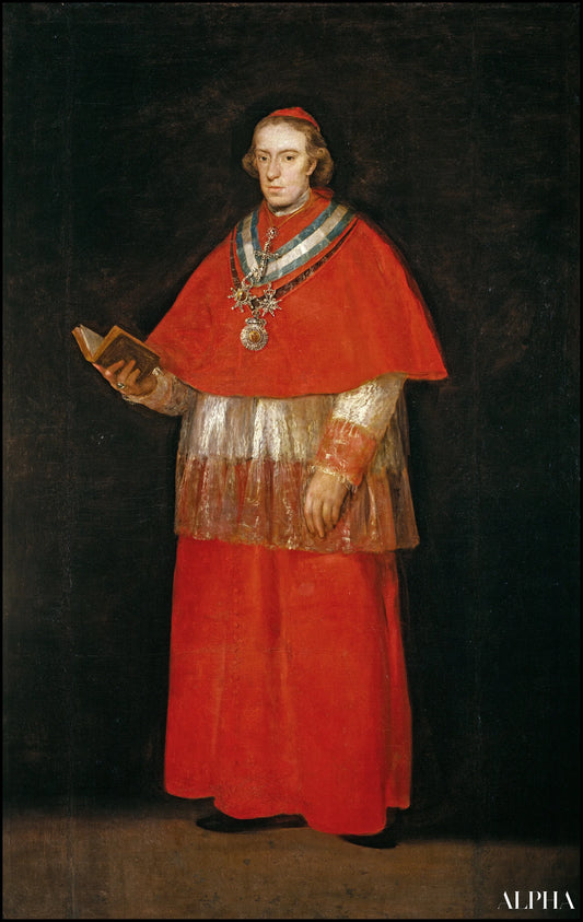 Cardinal Don Luis María de Borbón Vallabriga - Francisco de Goya - Reproductions de tableaux et peintures haut de gamme