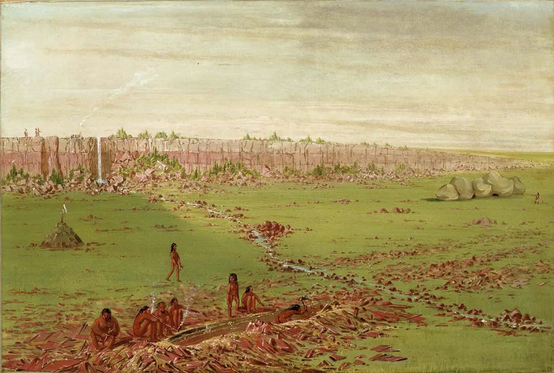 プライエリー・ヒルのピプストーン採石場 - ジョージ・キャトリン

Source:
Carrière de Pipestone sur le Coteau des Prairies - George Catlin