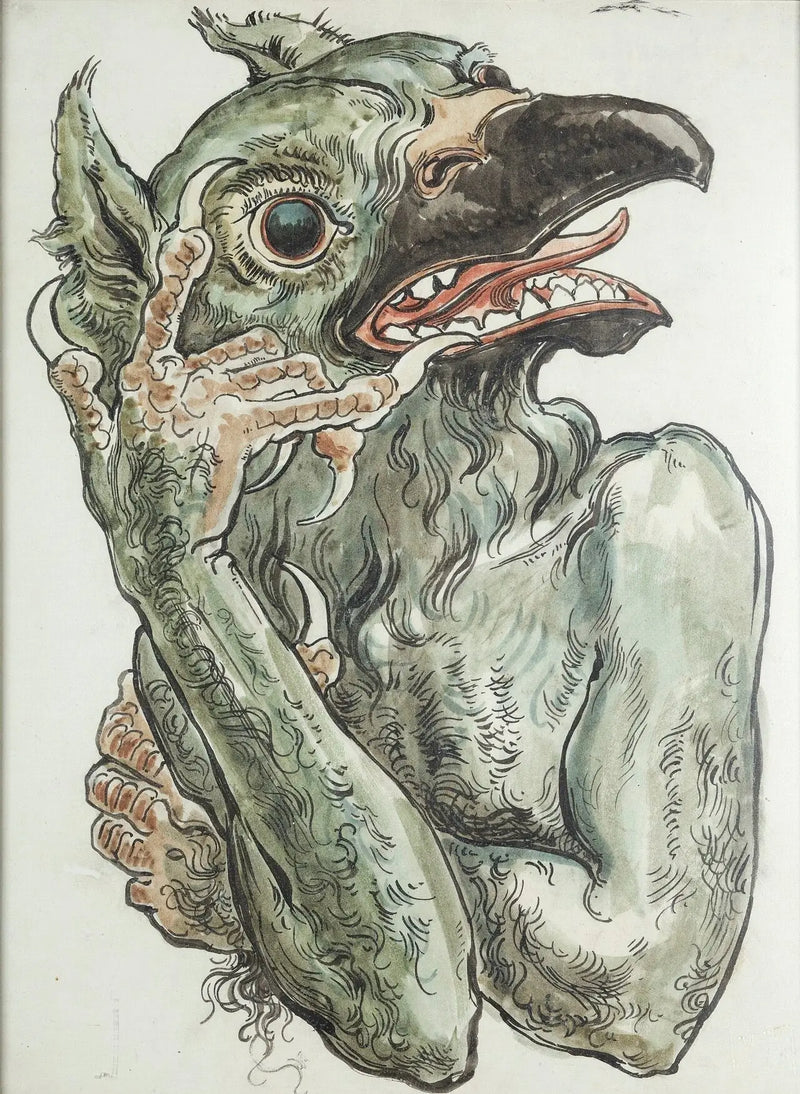マリア教会のポリクロミーの地図 - 鳥の頭を持つ悪魔 - ヤン・マテイコ

Source:
Carte du polichromii Kościoła Mariackiego - Diabeł z głową ptaka - Jan Matejko
