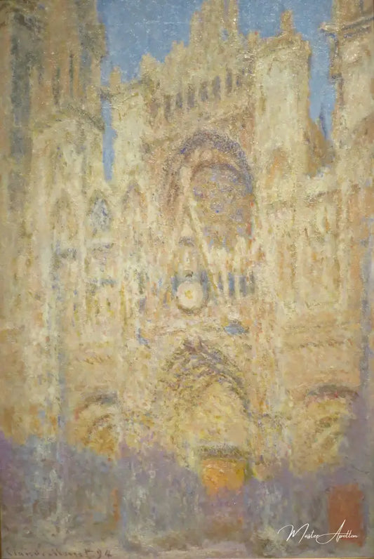 Cathédrale de Rouen, à midi (W1326) - Claude Monet - Reproductions de tableaux et peintures haut de gamme