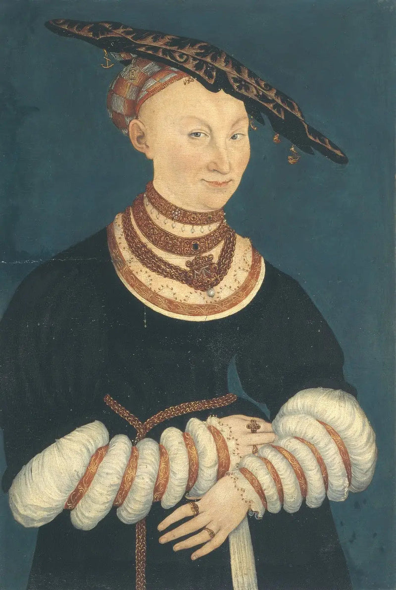 カトリーヌ・ド・メクレンブルク、ザクセン公爵夫人（1487-1561） - ルーカス・クラナッハ・ザ・エルダー
