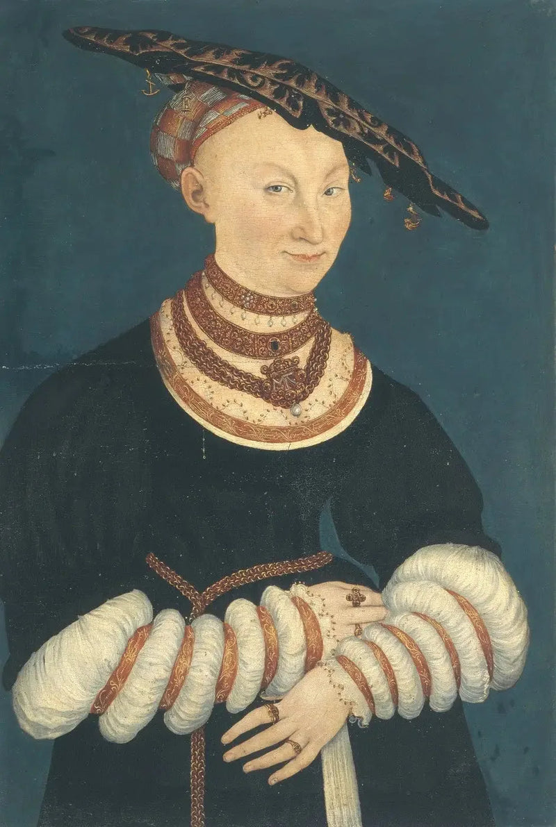 カトリーヌ・ド・メクレンブルク、ザクセン公爵夫人（1487-1561） - ルーカス・クラナッハ・ザ・エルダー